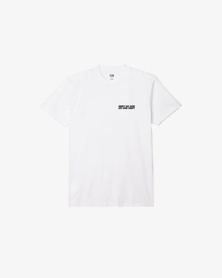 NO ONE OBEY TEE WHITE