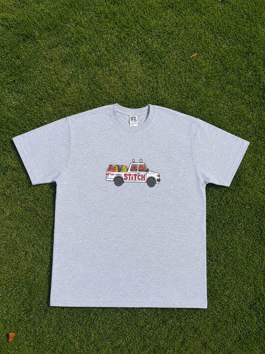 FRUIT TRUCK TEE GREY