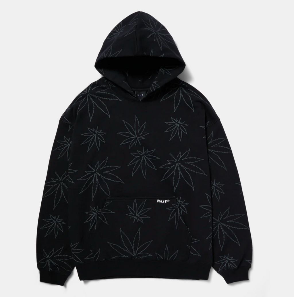 PLANTLIFE FLEECE HOODIE BLACK
