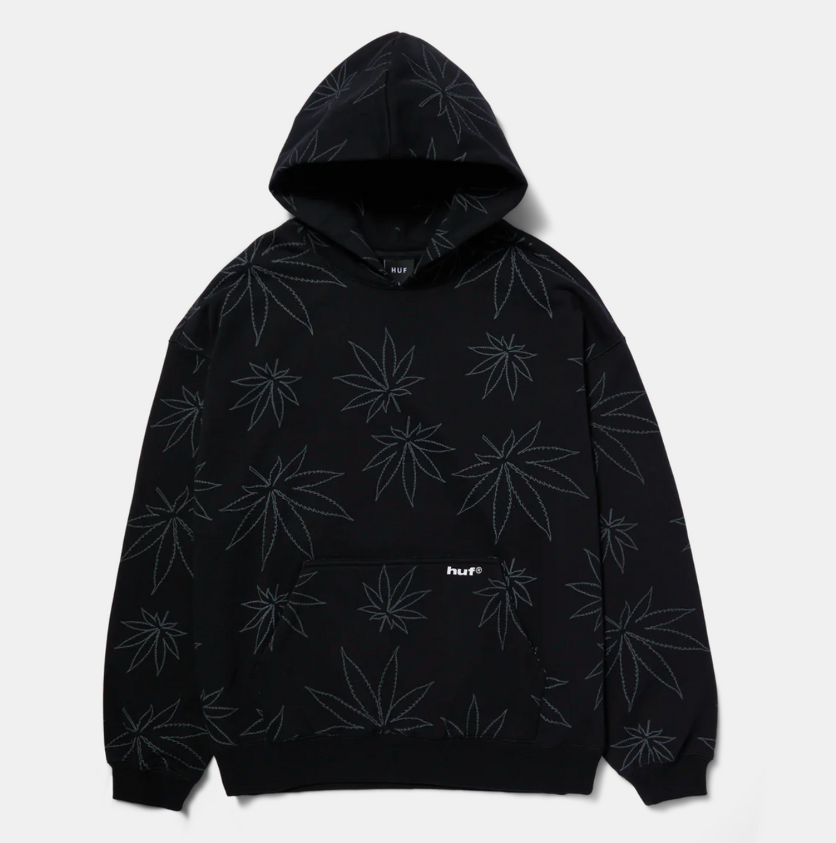 PLANTLIFE FLEECE HOODIE BLACK