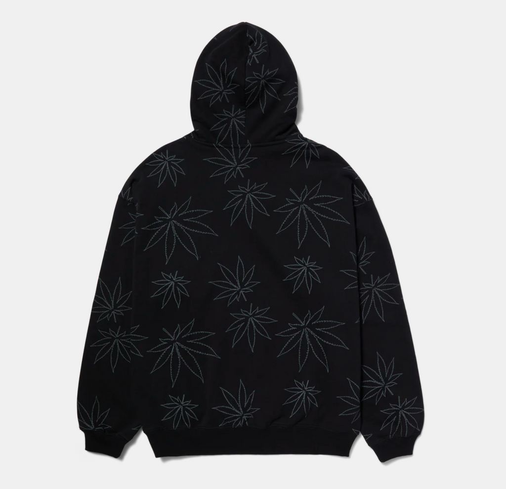 PLANTLIFE FLEECE HOODIE BLACK