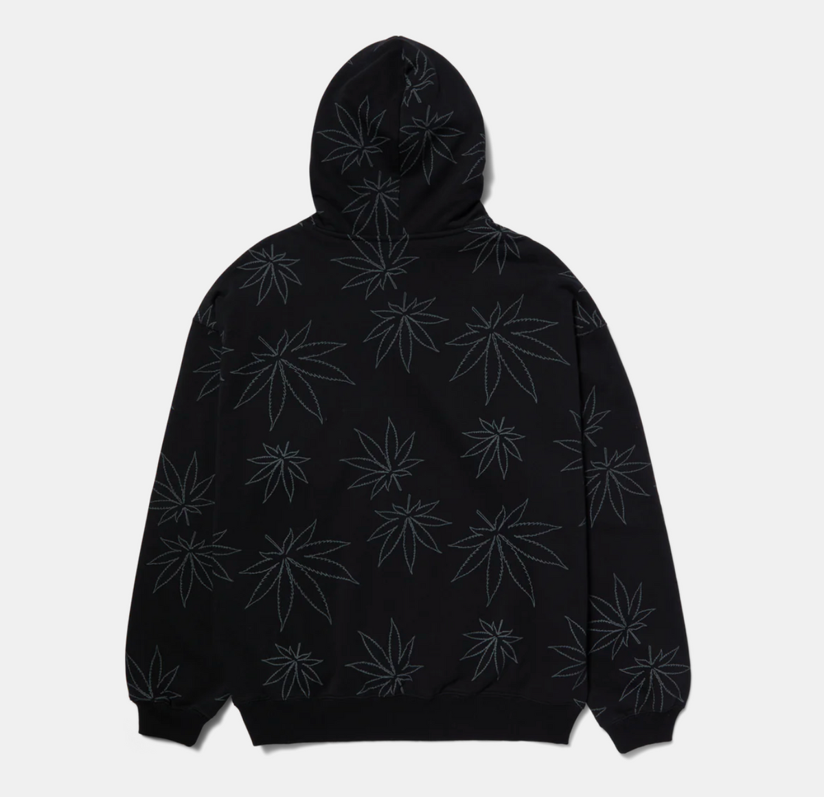 PLANTLIFE FLEECE HOODIE BLACK