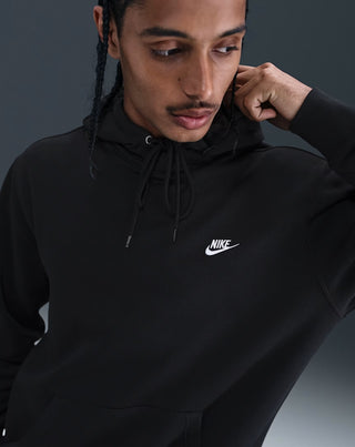 MEN'S PULLOVER FLEECE HOODIE BLACK