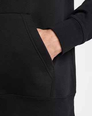 MEN'S PULLOVER FLEECE HOODIE BLACK