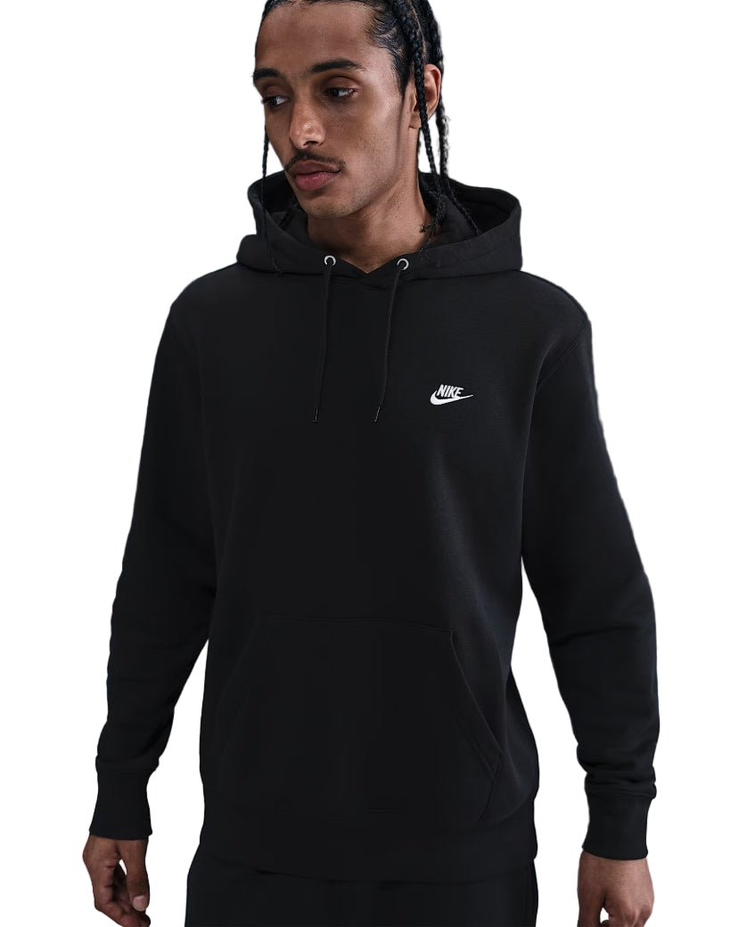 MEN'S PULLOVER FLEECE HOODIE BLACK