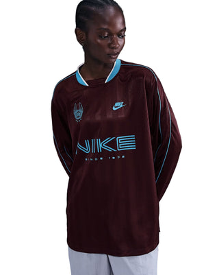 W' LONG-SLEEVE JERSEY TOP BURGUNDY CRUSH