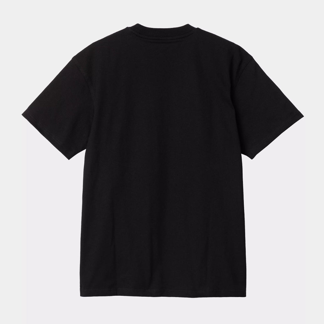 AMERICAN SCRIPT TEE BLACK