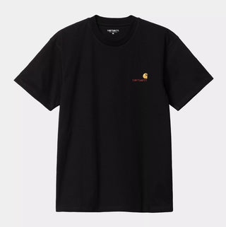 AMERICAN SCRIPT TEE BLACK