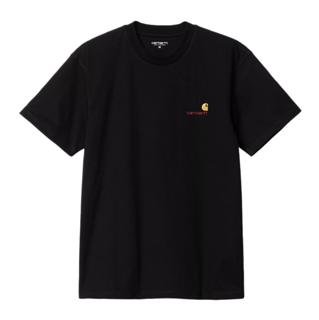 AMERICAN SCRIPT TEE BLACK
