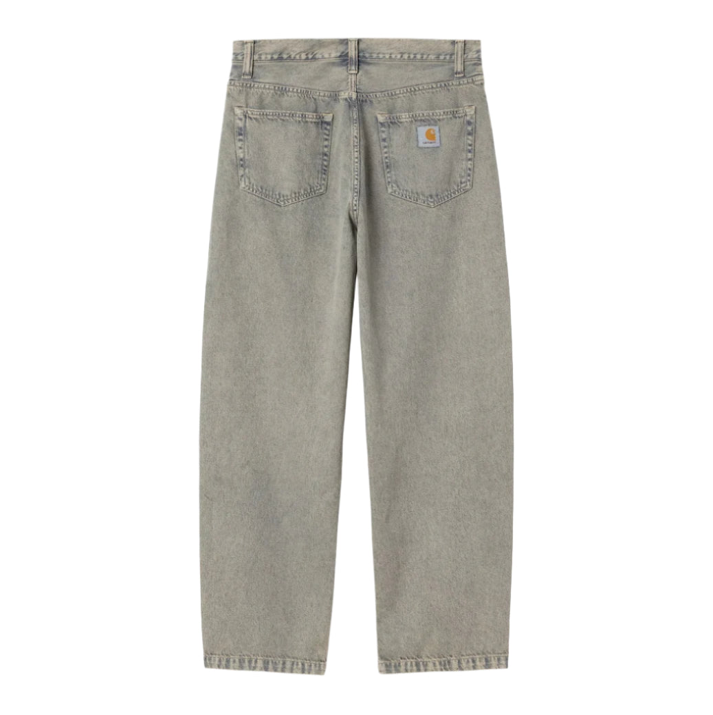 LANDON PANT BLUE/LEATHER GARMENT DYED