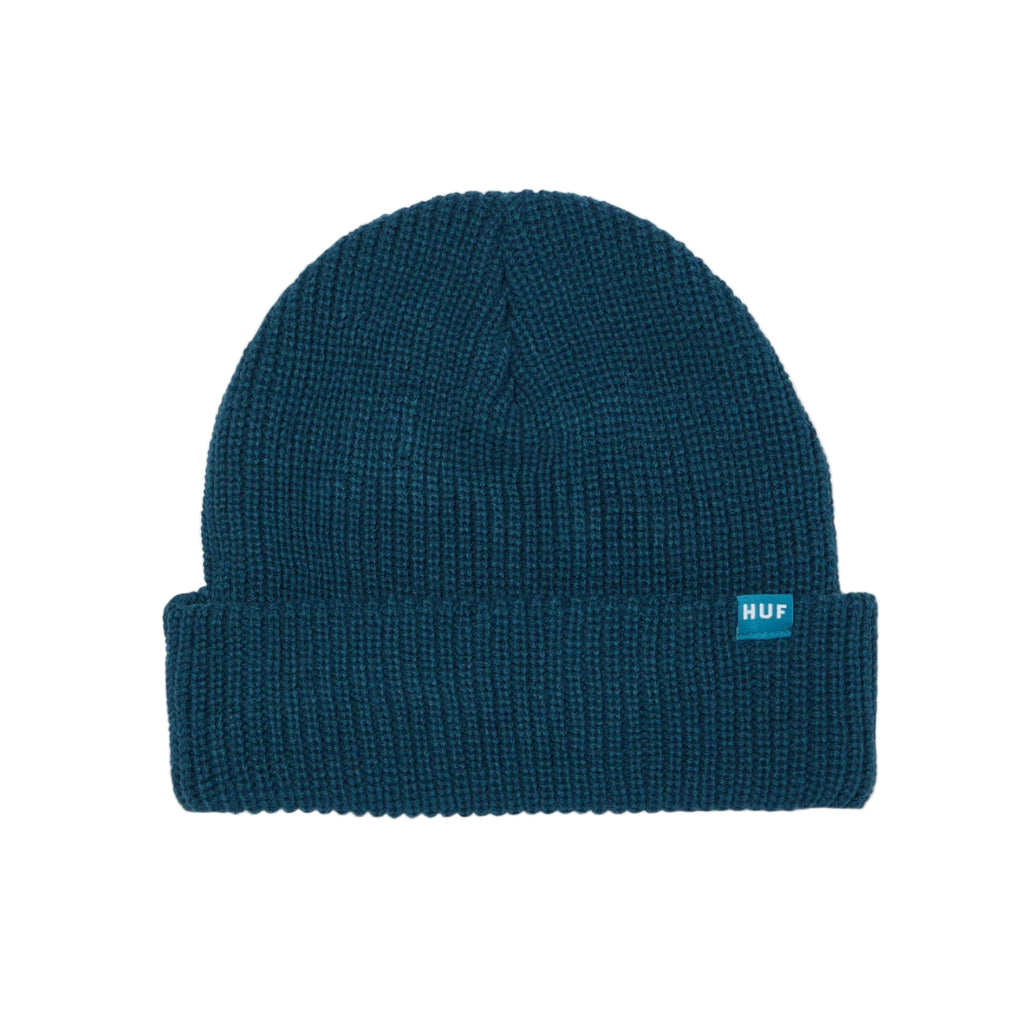 USUAL CUFF BEANIE OIL BLUE