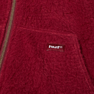 CORSO HEAVYWEIGHT FULL-ZIP HOODIE BERRY