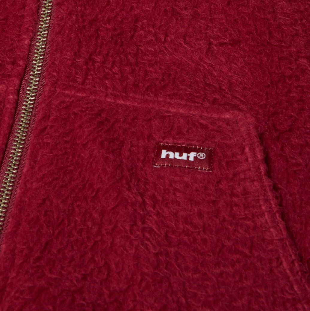 CORSO HEAVYWEIGHT FULL-ZIP HOODIE BERRY
