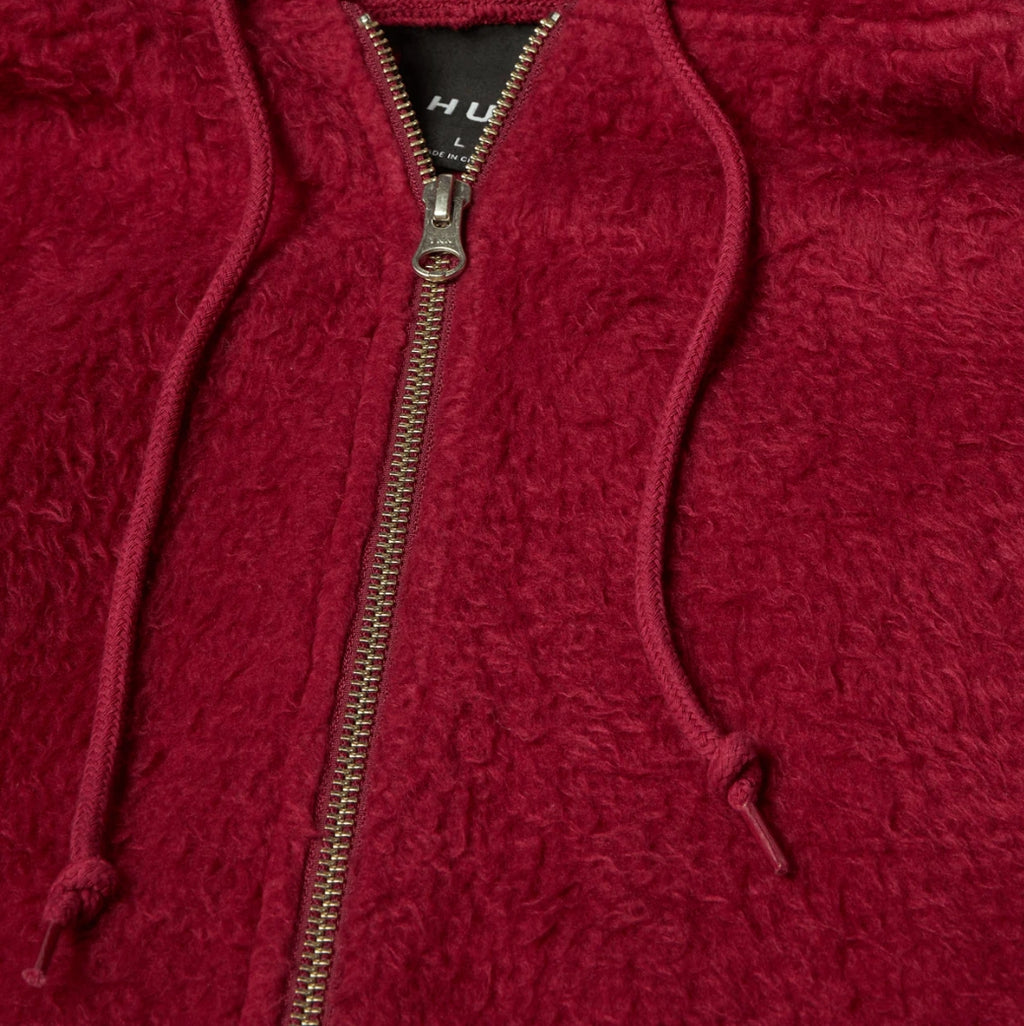 CORSO HEAVYWEIGHT FULL-ZIP HOODIE BERRY