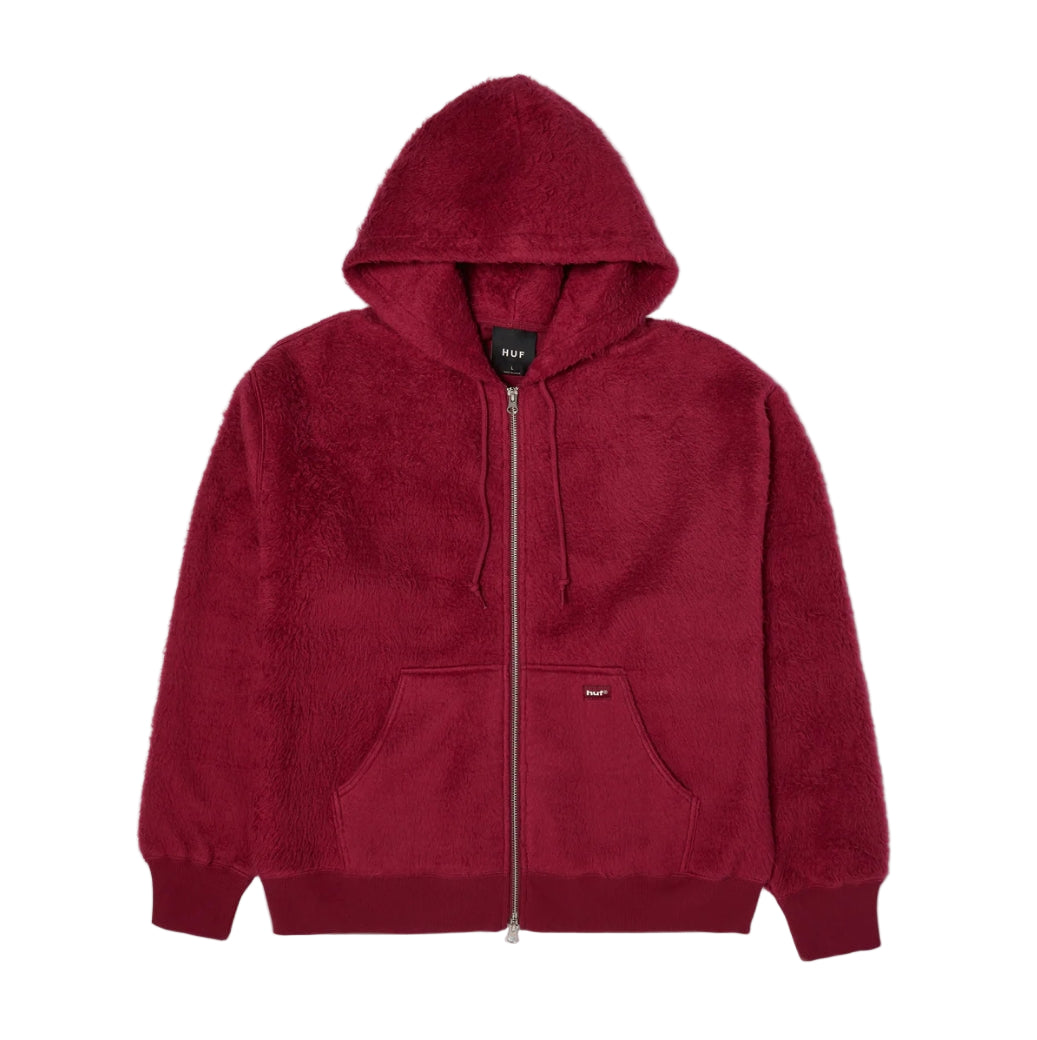 CORSO HEAVYWEIGHT FULL-ZIP HOODIE BERRY