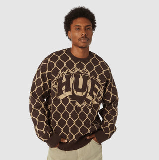 BREAKTROUGH CREWNECK SWEATER BISON