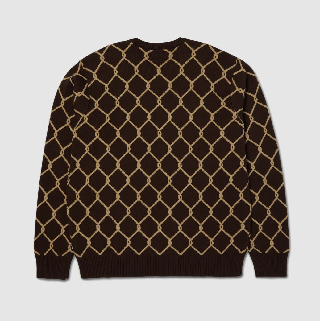 BREAKTROUGH CREWNECK SWEATER BISON