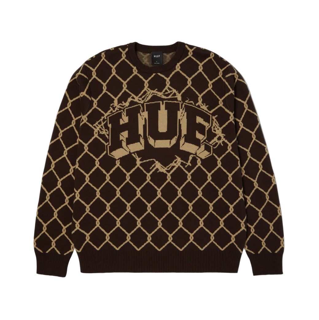BREAKTROUGH CREWNECK SWEATER BISON
