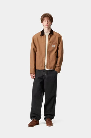 SIMPLE PANT BLACK STONE WASHED