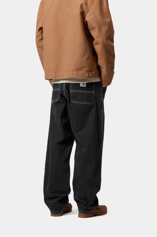 SIMPLE PANT BLACK STONE WASHED