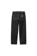 SIMPLE PANT BLACK STONE WASHED