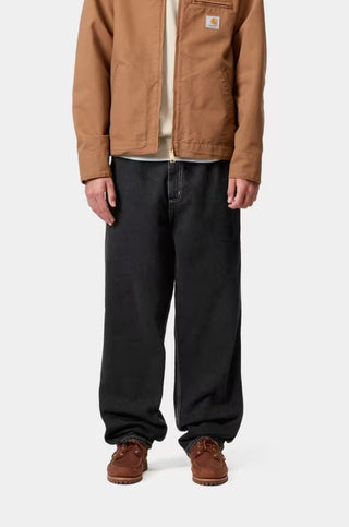 SIMPLE PANT BLACK STONE WASHED