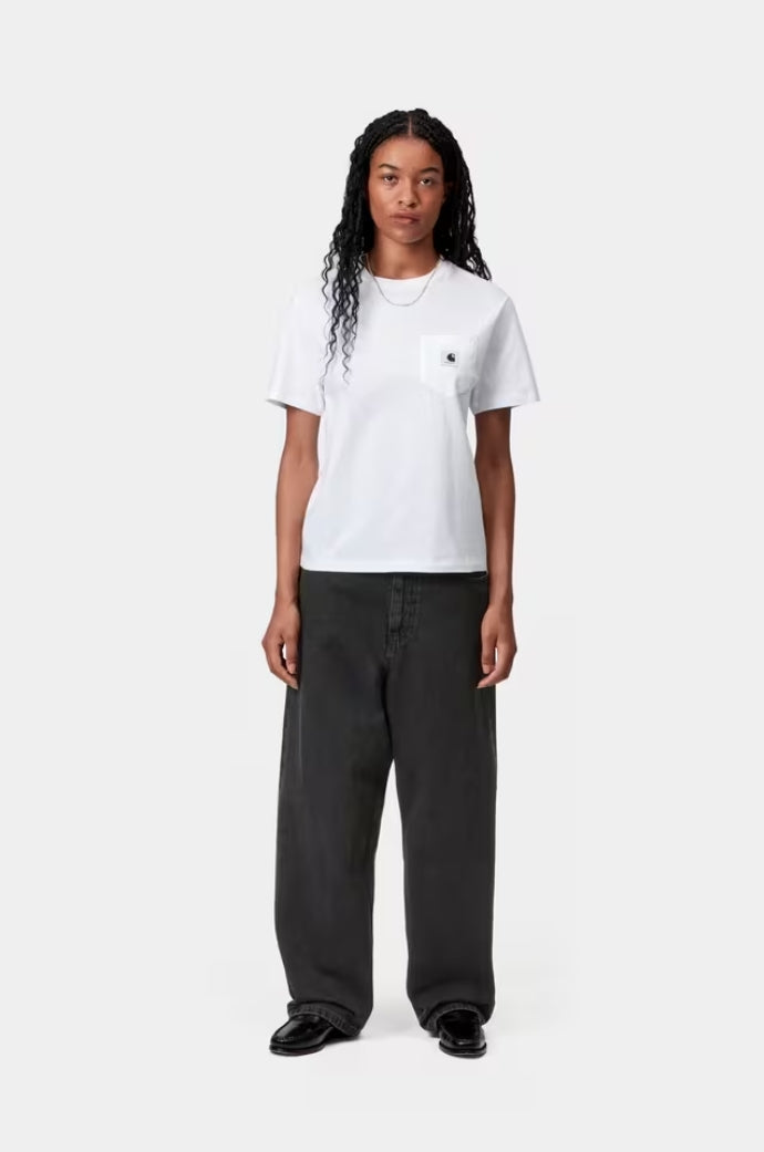 W' BRANDON PANT BLACK STONE WASHED