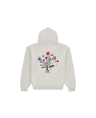 FLOWER GARDEN KNITTED HOODIE