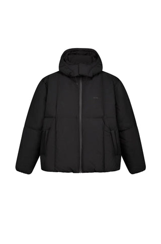 SPECIAL CUTS PUFFER JACKET BLACK