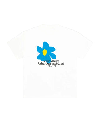 FLOWER OASIS TEE BLUE