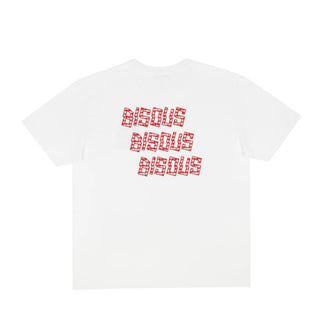 BISOUS X3 TEE VICHY WHITE