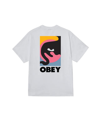 OBEY QUARTER ICON TEE WHITE