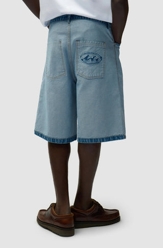 DENIM INSIDE/OUT SHORTS DENIM BLEACH
