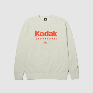 HUF X KODAK GOLDEN HOUR CREWNECK ASH