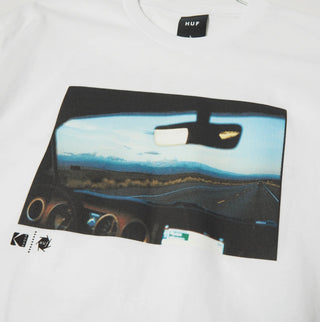 HUF X KODAK REAR VIEW TEE WHITE