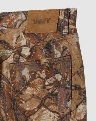 CLASSIC BAGGY DENIM FENCE CAMO MULTI