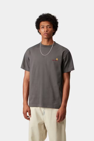 AMERICAN SCRIPT TEE PORPHYRY