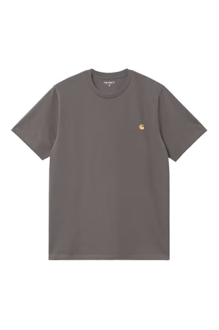 AMERICAN SCRIPT TEE PORPHYRY