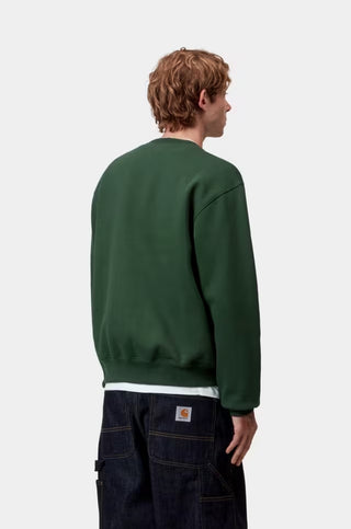 CARHARTT SWEAT SYCAMORE TREE/PHLOX