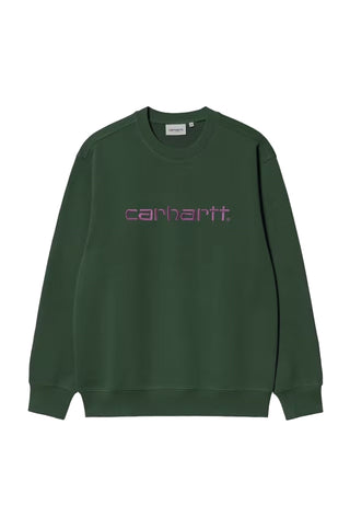 CARHARTT SWEAT SYCAMORE TREE/PHLOX