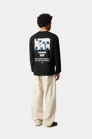 L/S BETTER DREAMS TEE BLACK