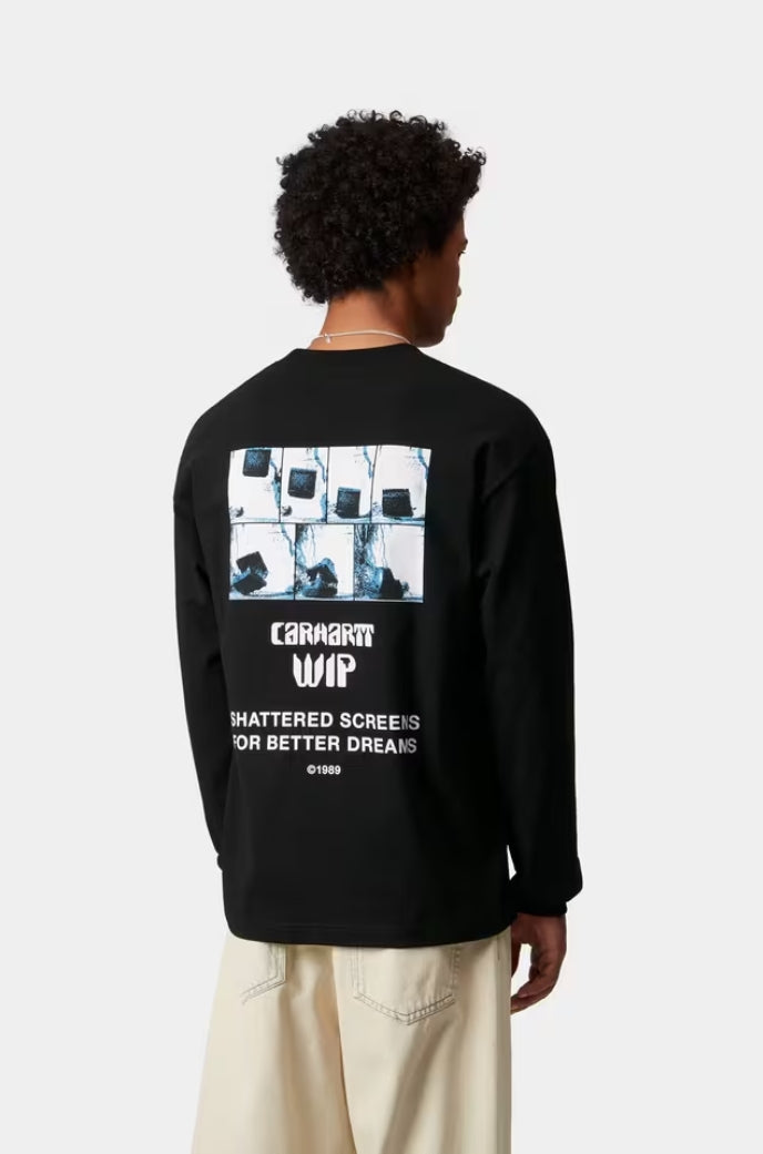 L/S BETTER DREAMS TEE BLACK