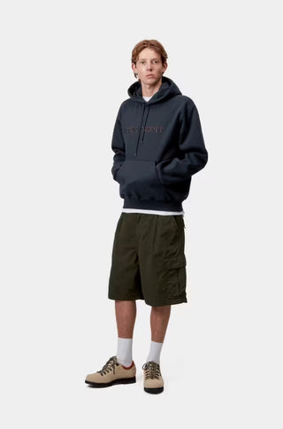 HOODED CARHARTT SWEAT DEEP NIGHT/PALISANDER