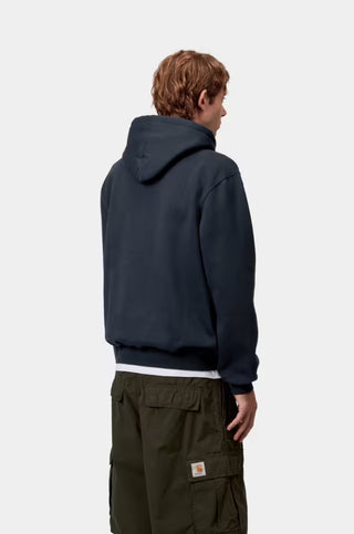 HOODED CARHARTT SWEAT DEEP NIGHT/PALISANDER