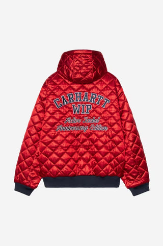 50 YEARS ANNIVERSARY OG ACTIVE JACKET DENIM BLUE/USA RED STONE BLEACHED