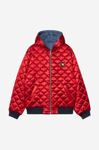 50 YEARS ANNIVERSARY OG ACTIVE JACKET DENIM BLUE/USA RED STONE BLEACHED