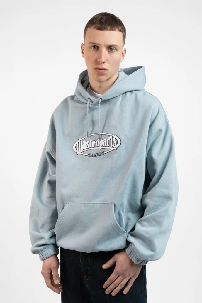 YARD BOXY HOODIE LIGHT BLUE