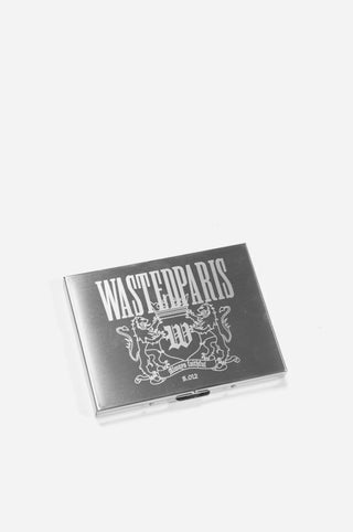 CREST METAL CIGARETTE CASE SILVER