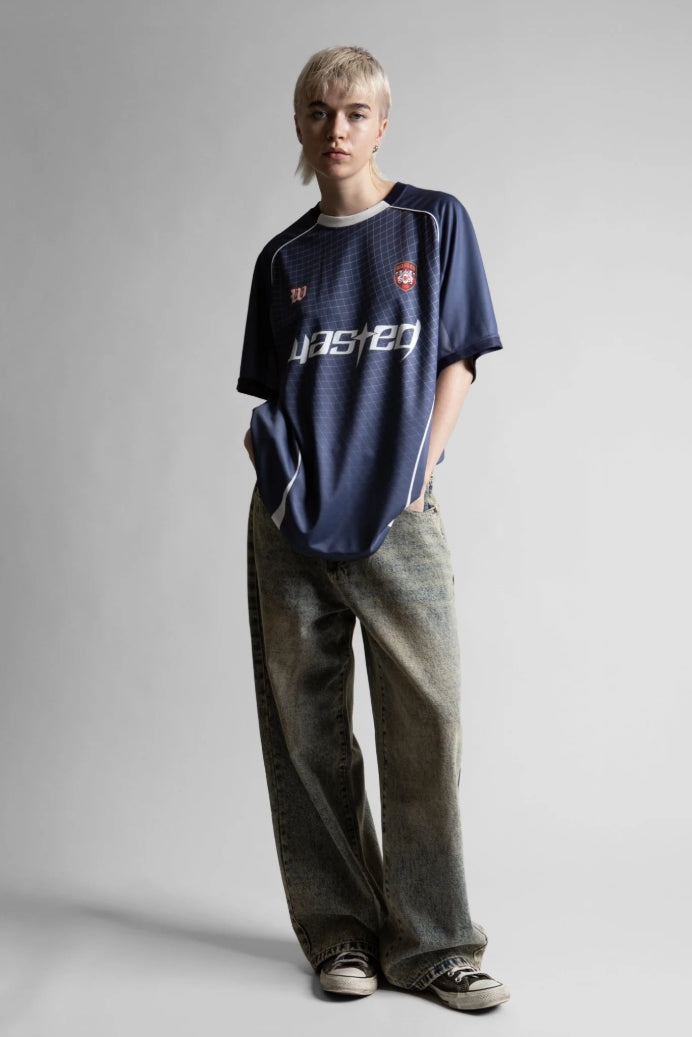 GRANT PANT ACID BLUE
