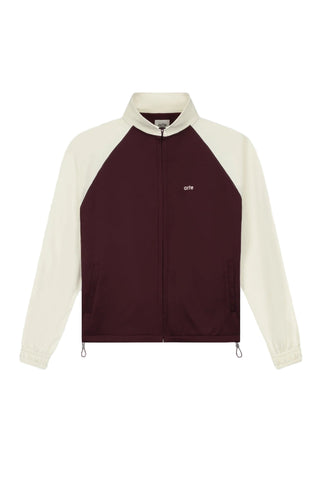 CARDED TRACKSUIT TOP BORDEAUX